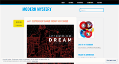 Desktop Screenshot of modernmysteryblog.com