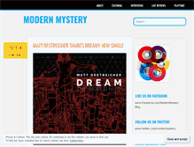 Tablet Screenshot of modernmysteryblog.com